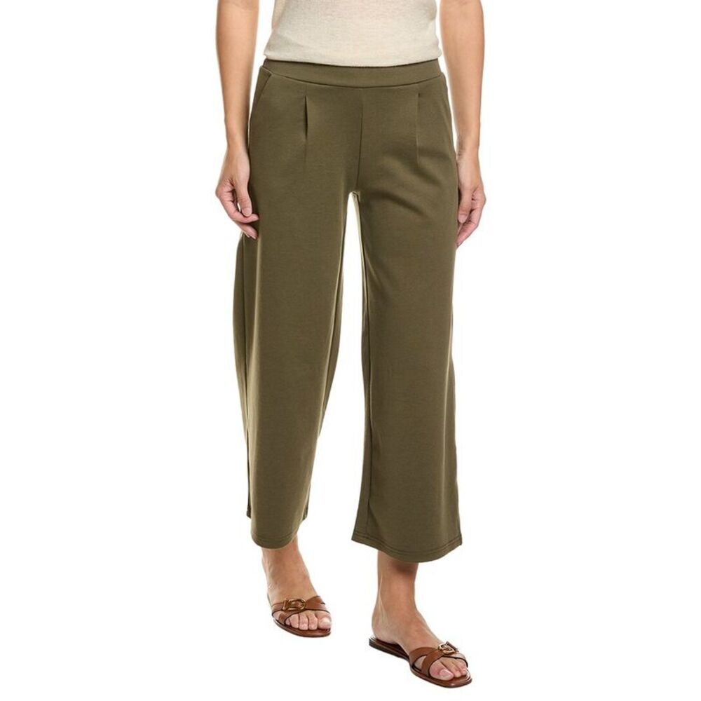 Ichi Womens Ihkate Sus Wide Leg Pant, Green